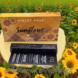 NWT Violet Voss Sunflower Eyeshadow Pallate and Anastasia Mascara